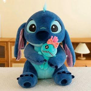 Gấu Bông Stitch Xanh Ôm Vịt